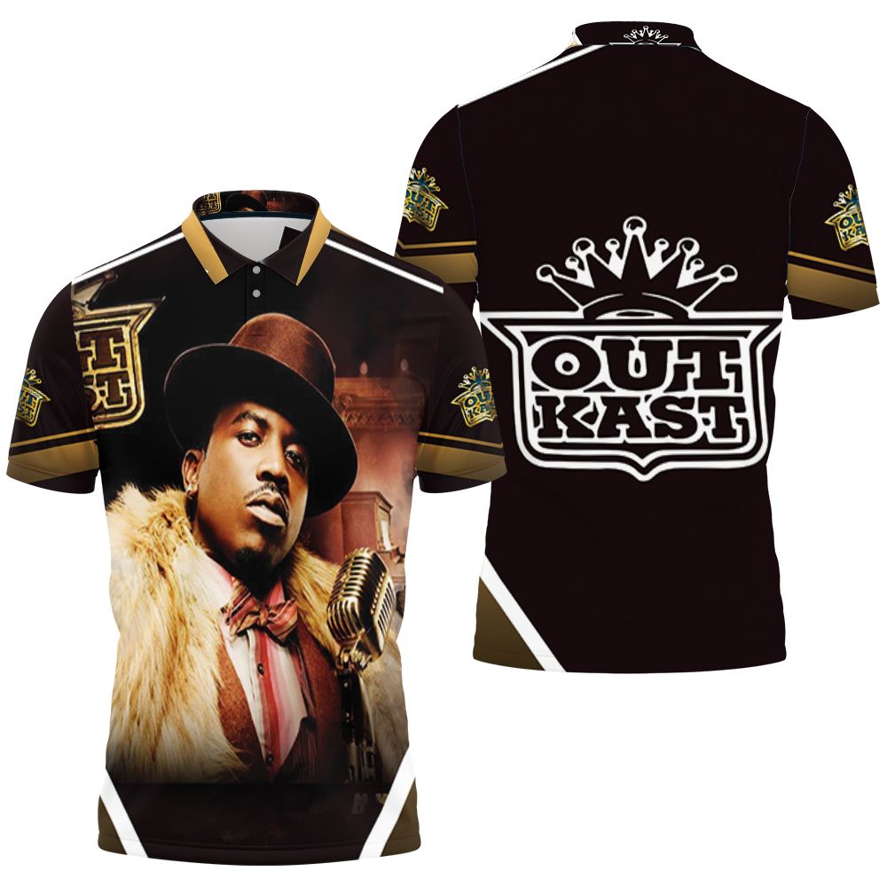 Outkast Big Boy Idlewild 3D All Over Print Polo Shirt Outkast Big Boy Idlewild 3D All Over Print Polo Shirt