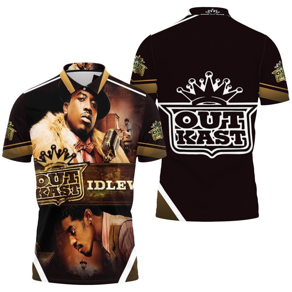 Outkast Idlewild 3D All Over Print Polo Shirt Outkast Idlewild 3D All Over Print Polo Shirt
