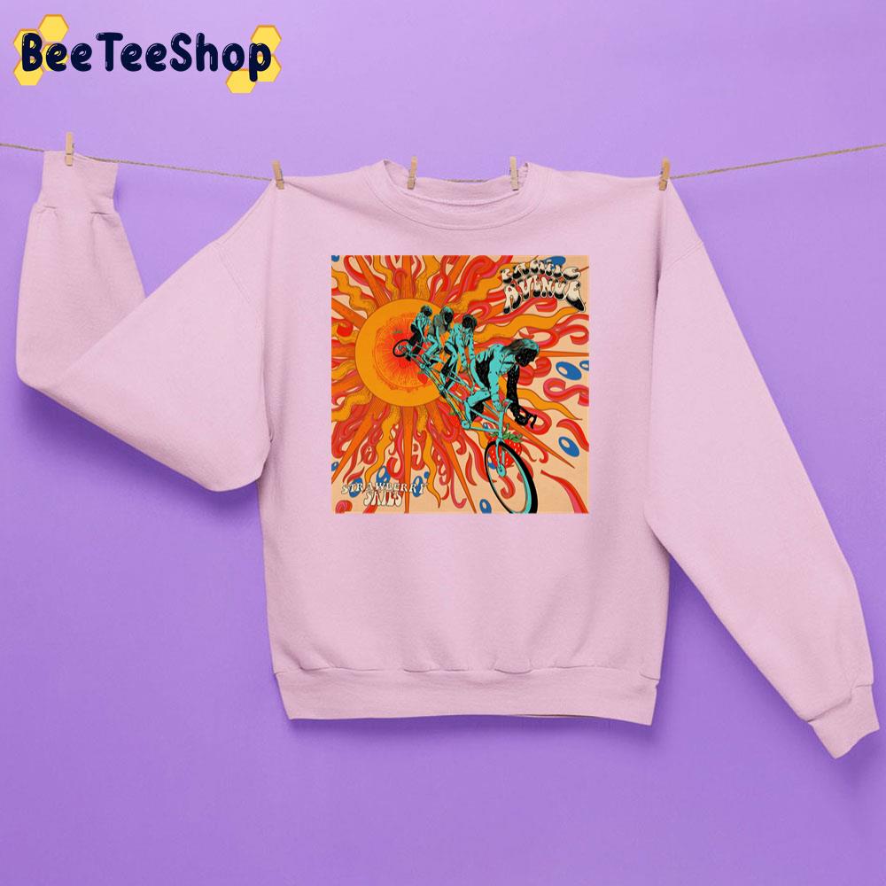 Pacific Avenue Strawberry Skys Trending Unisex Sweatshirt Pacific Avenue Strawberry Skys Trending Unisex Sweatshirt