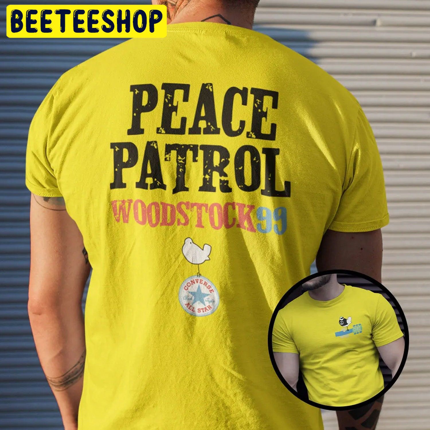 Peace Patrol Woodstock 99 Double Side Unisex Shirt Peace Patrol Woodstock 99 Double Side Unisex Shirt