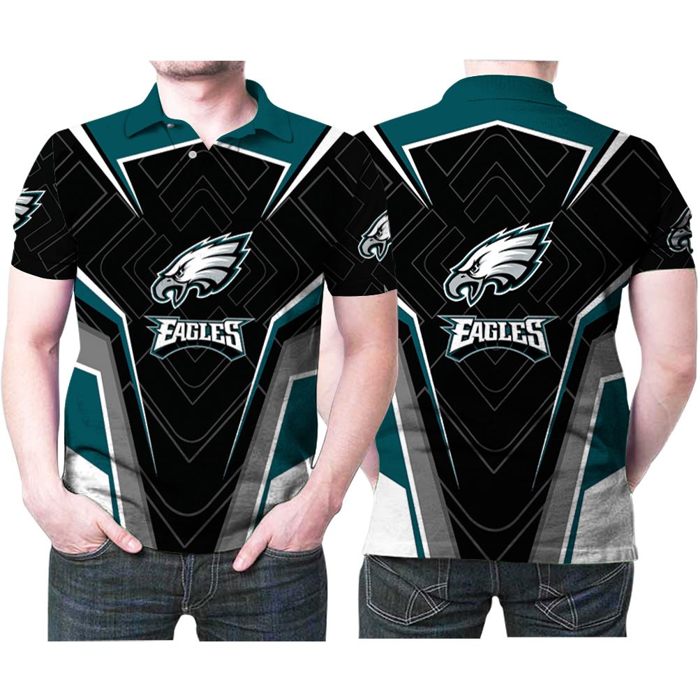 Philadelphia Eagles Nfl American Football Logo Team Polo Shirt Philadelphia Eagles Nfl American Football Logo Team Polo Shirt