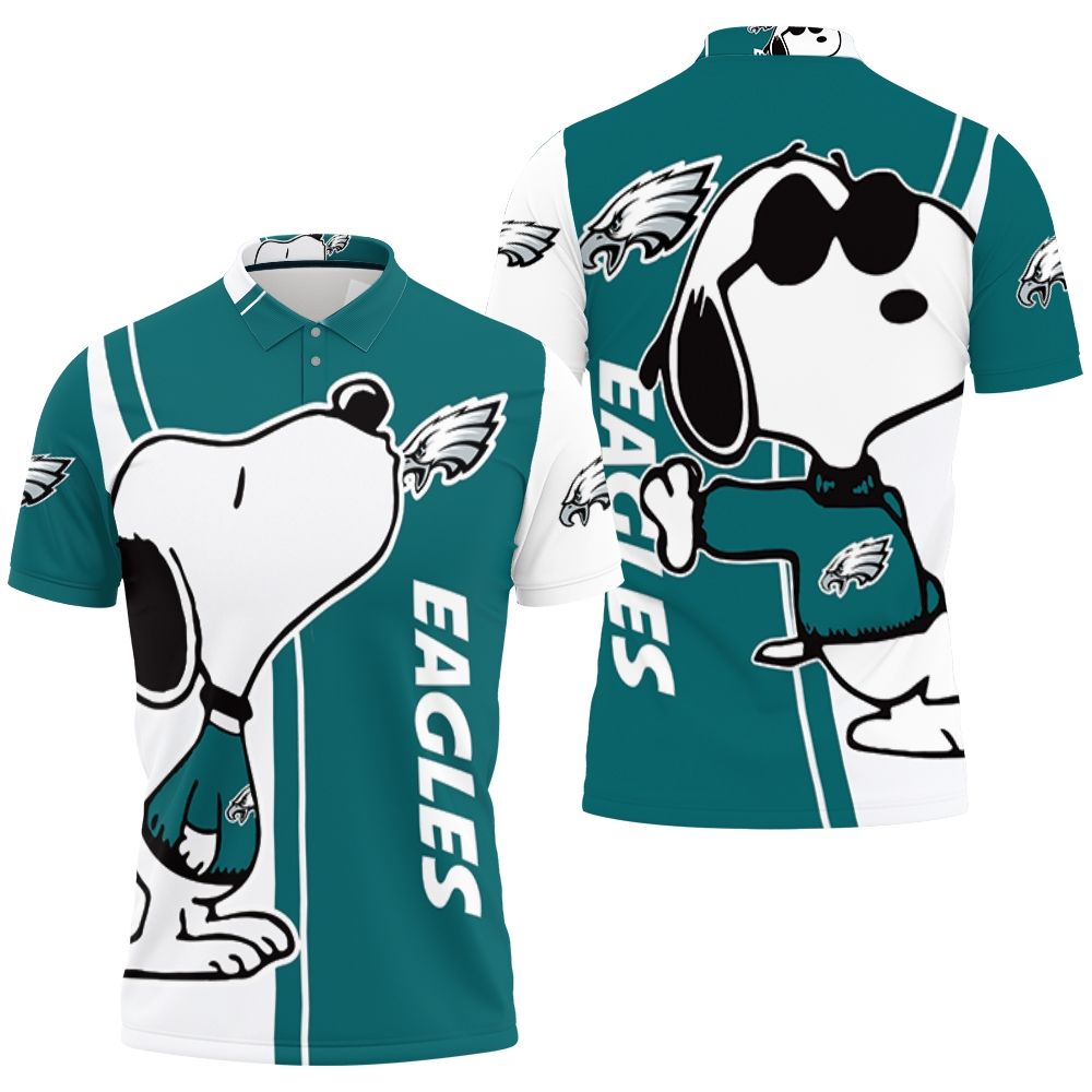 Philadelphia Eagles Snoopy Lover 3D All Over Print Polo Shirt Philadelphia Eagles Snoopy Lover 3D All Over Print Polo Shirt