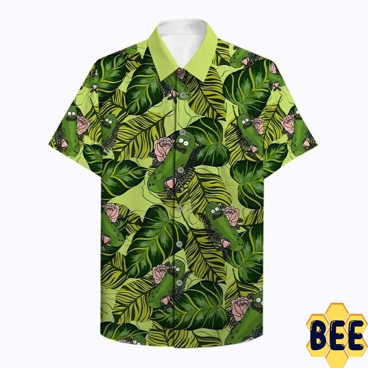 Pickle Rick Tropical Trending Hawaiian Shirt Pickle Rick Tropical Trending Hawaiian Shirt