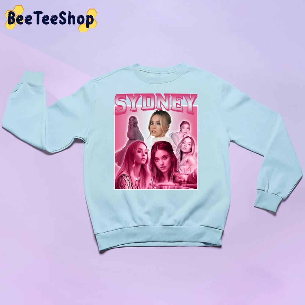 Pink Vintage Art Sydney Sweeney Unisex Sweatshirt Pink Vintage Art Sydney Sweeney Unisex Sweatshirt