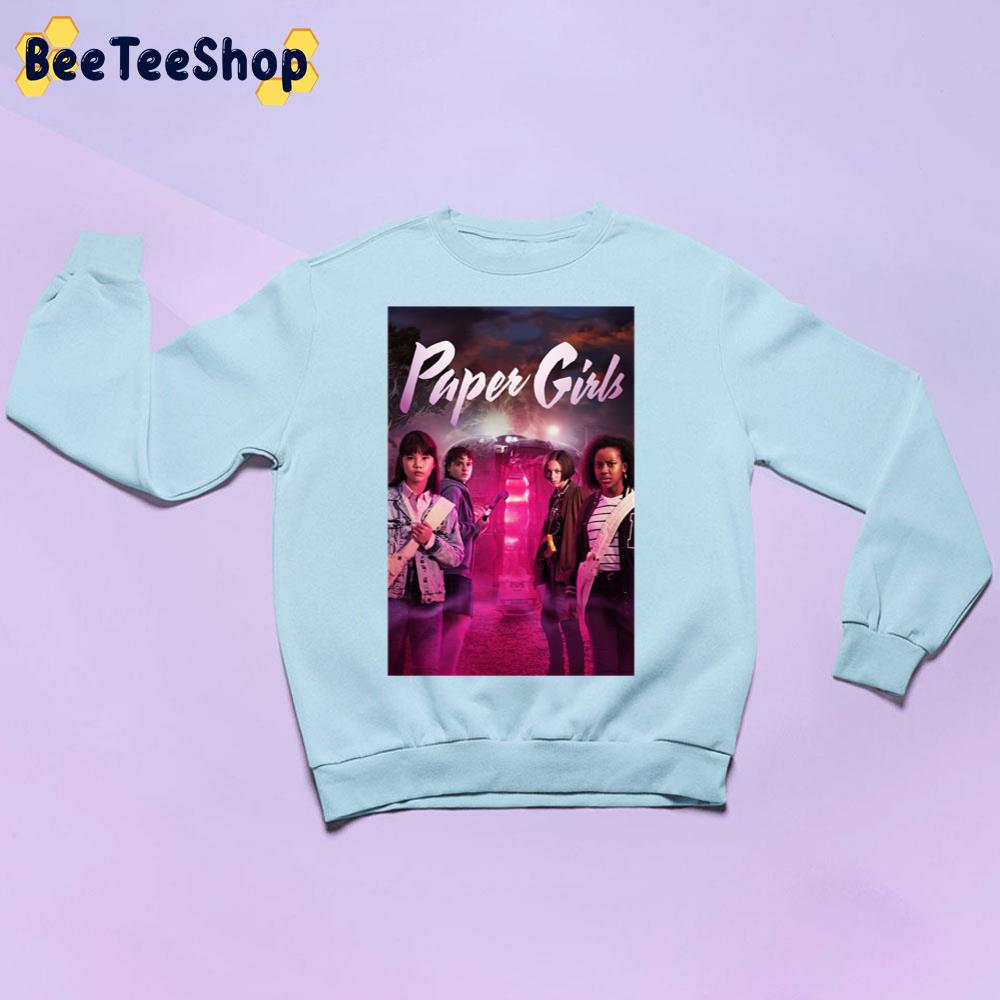 Pink Vintage Paper Girls Unisex Sweatshirt Pink Vintage Paper Girls Unisex Sweatshirt