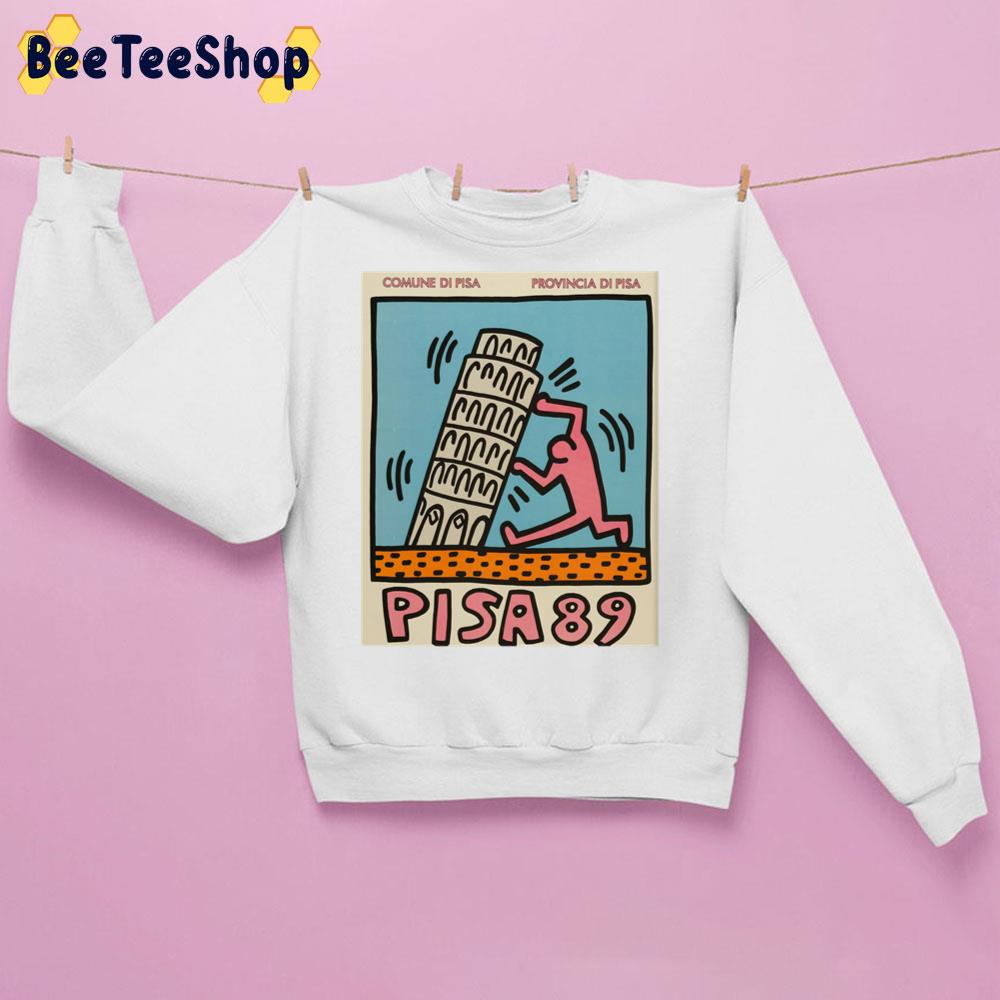 Pisa 89 Keith Haring Vintage Art Unisex Sweatshirt Pisa 89 Keith Haring Vintage Art Unisex Sweatshirt