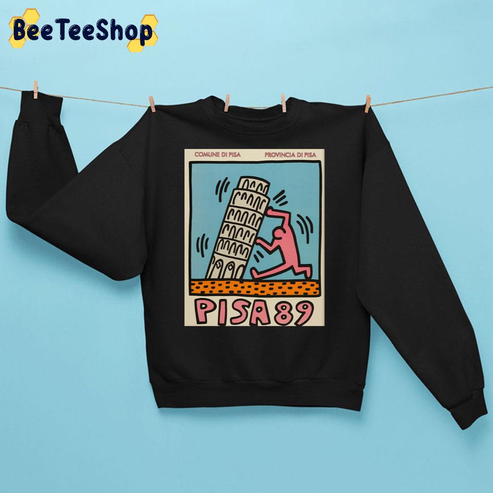 Pisa 89 Keith Haring Vintage Art Unisex Sweatshirt Pisa 89 Keith Haring Vintage Art Unisex Sweatshirt