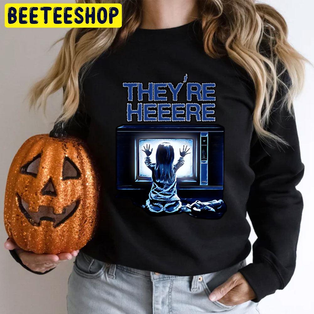 Poltergeist They're Here Halloween Trending Unisex T-Shirt Poltergeist They're Here Halloween Trending Unisex T-Shirt