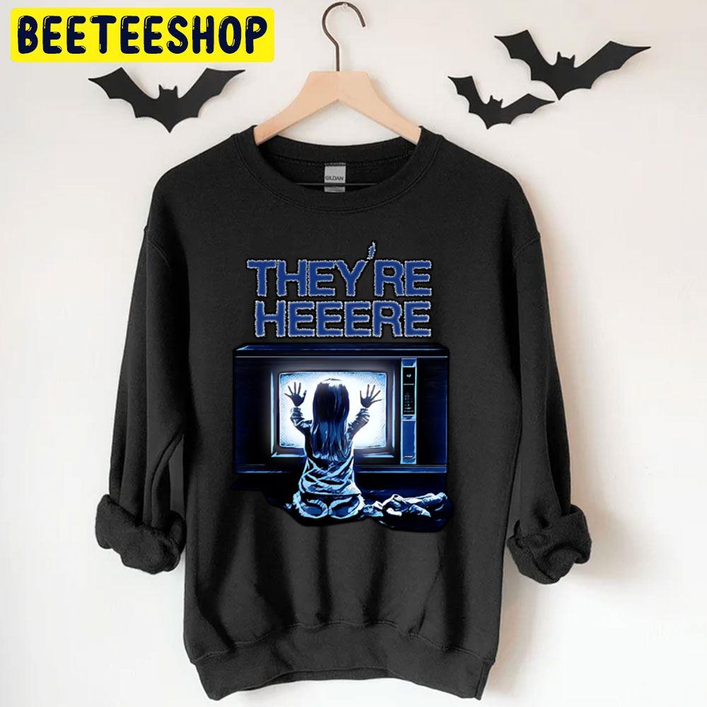 Poltergeist They're Here Halloween Trending Unisex T-Shirt Poltergeist They're Here Halloween Trending Unisex T-Shirt