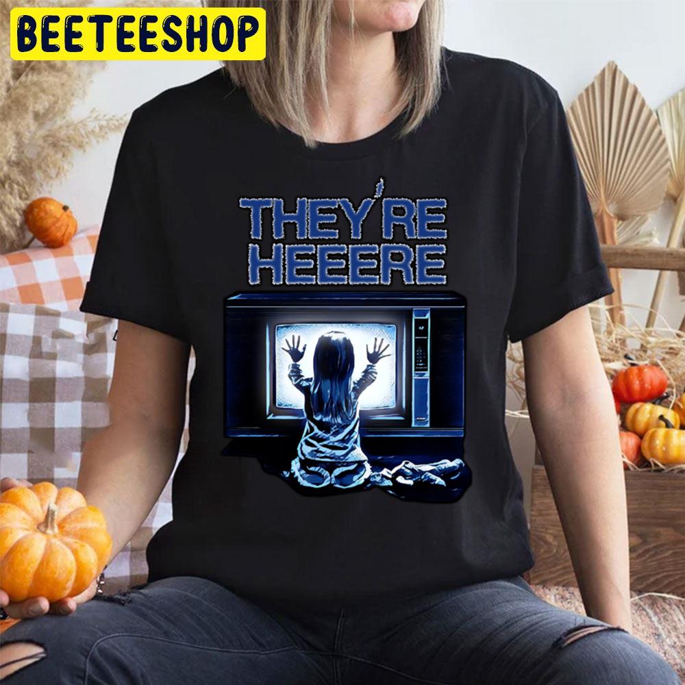 Poltergeist They're Here Halloween Trending Unisex T-Shirt Poltergeist They're Here Halloween Trending Unisex T-Shirt