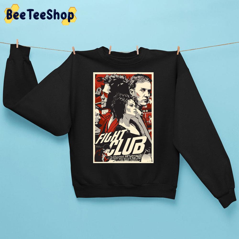 Pop Art Fight Club Brad Pitt Unisex Sweatshirt Pop Art Fight Club Brad Pitt Unisex Sweatshirt