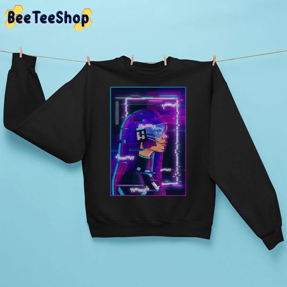 Pop Art Glitch Techs Miko And High Five Trending Unisex Sweatshirt Pop Art Glitch Techs Miko And High Five Trending Unisex Sweatshirt