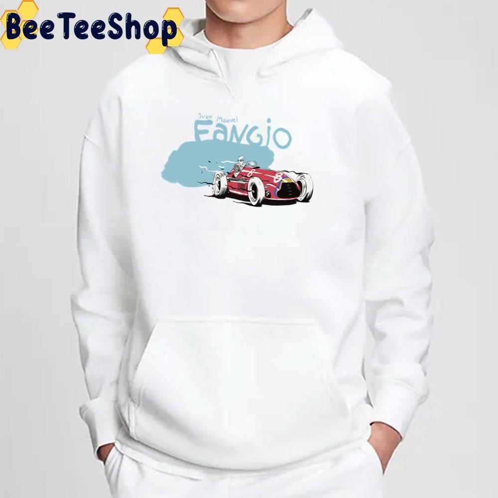 Pop Art Juan Manuel Fangio Racing Unisex T-Shirt Pop Art Juan Manuel Fangio Racing Unisex T-Shirt