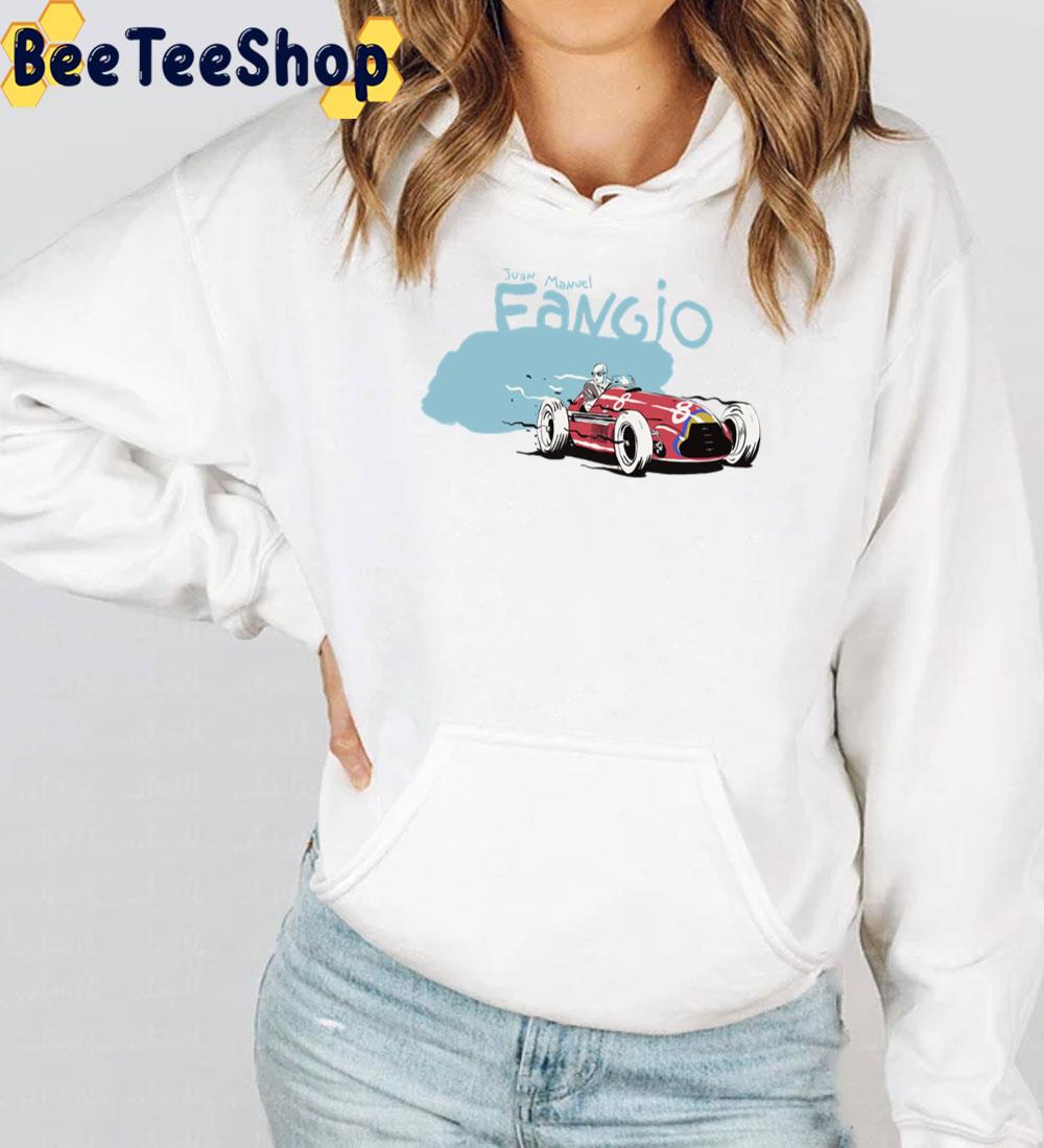 Pop Art Juan Manuel Fangio Racing Unisex T-Shirt Pop Art Juan Manuel Fangio Racing Unisex T-Shirt