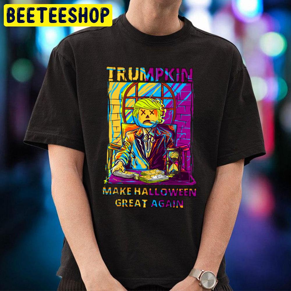 Pop Art Trumpkin Make Halloween Great Again Trending Unisex T-Shirt Pop Art Trumpkin Make Halloween Great Again Trending Unisex T-Shirt