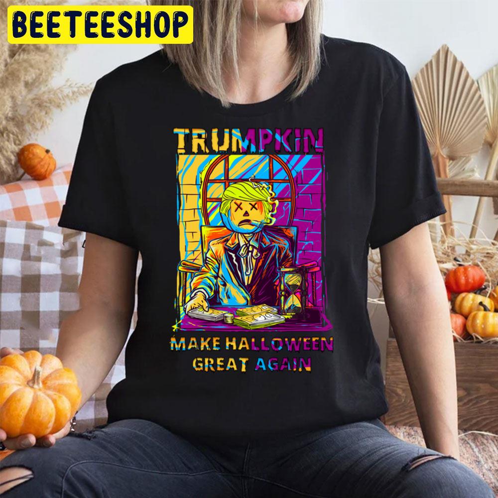 Pop Art Trumpkin Make Halloween Great Again Trending Unisex T-Shirt Pop Art Trumpkin Make Halloween Great Again Trending Unisex T-Shirt
