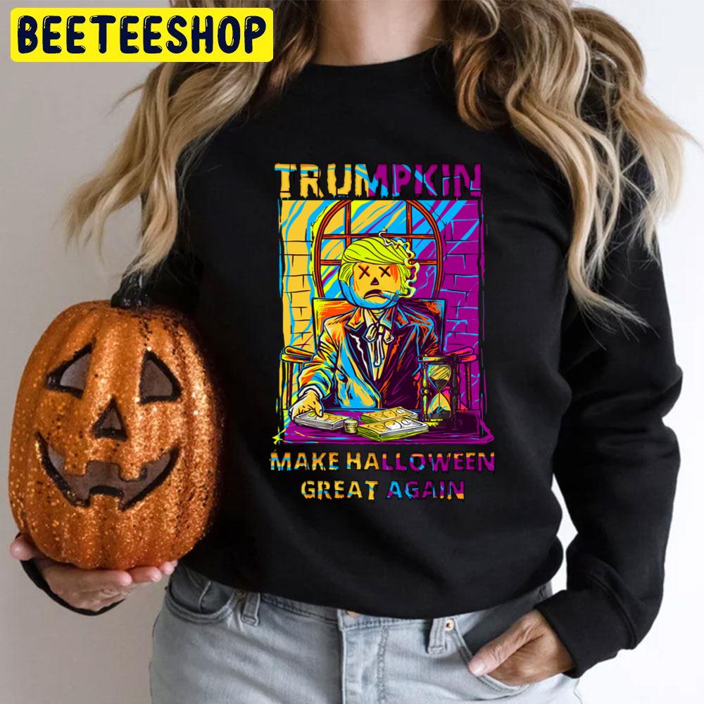 Pop Art Trumpkin Make Halloween Great Again Trending Unisex T-Shirt Pop Art Trumpkin Make Halloween Great Again Trending Unisex T-Shirt