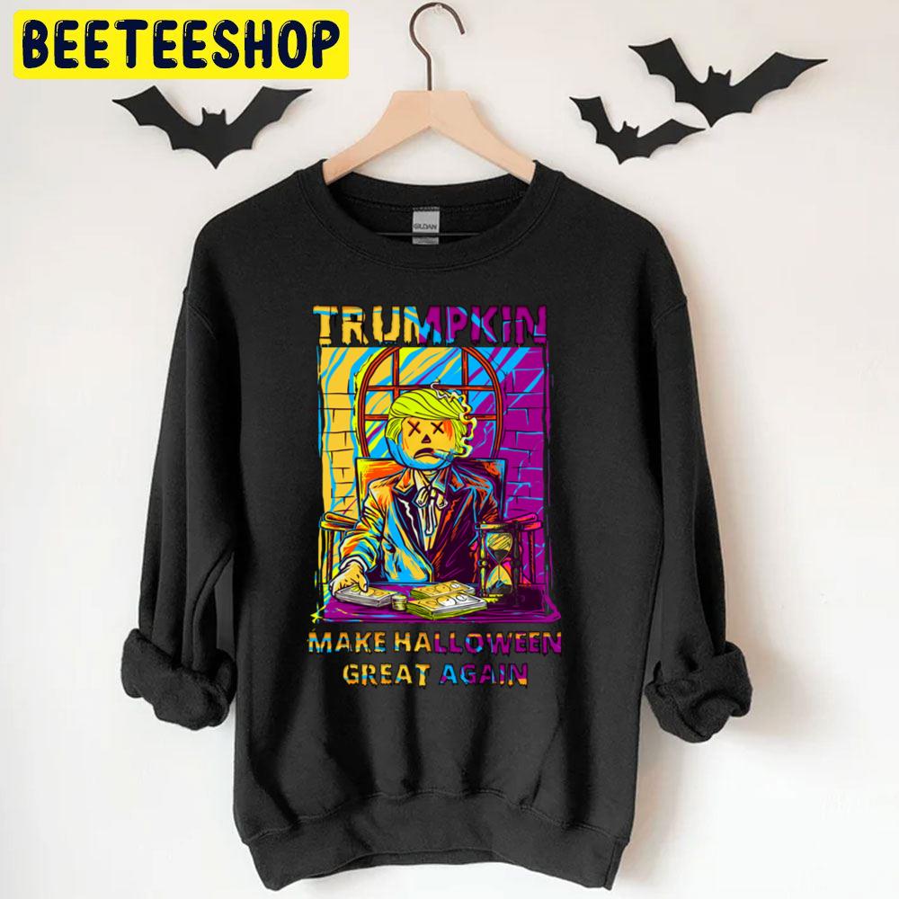 Pop Art Trumpkin Make Halloween Great Again Trending Unisex T-Shirt Pop Art Trumpkin Make Halloween Great Again Trending Unisex T-Shirt