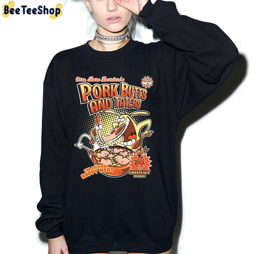 Pork Butts And Taters Cow And Chicken Trending Unisex T-Shirt Pork Butts And Taters Cow And Chicken Trending Unisex T-Shirt