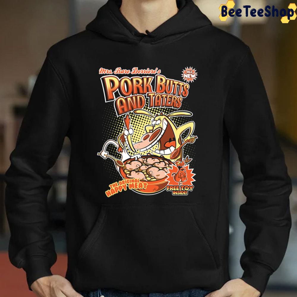 Pork Butts And Taters Cow And Chicken Trending Unisex T-Shirt Pork Butts And Taters Cow And Chicken Trending Unisex T-Shirt