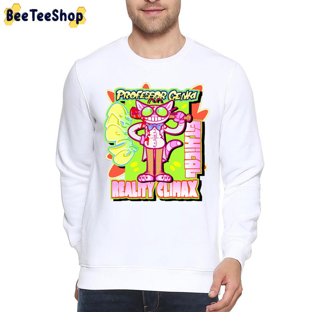 Professor Genki Reality Climax Saints Row Game Trending Unisex T-Shirt Professor Genki Reality Climax Saints Row Game Trending Unisex T-Shirt