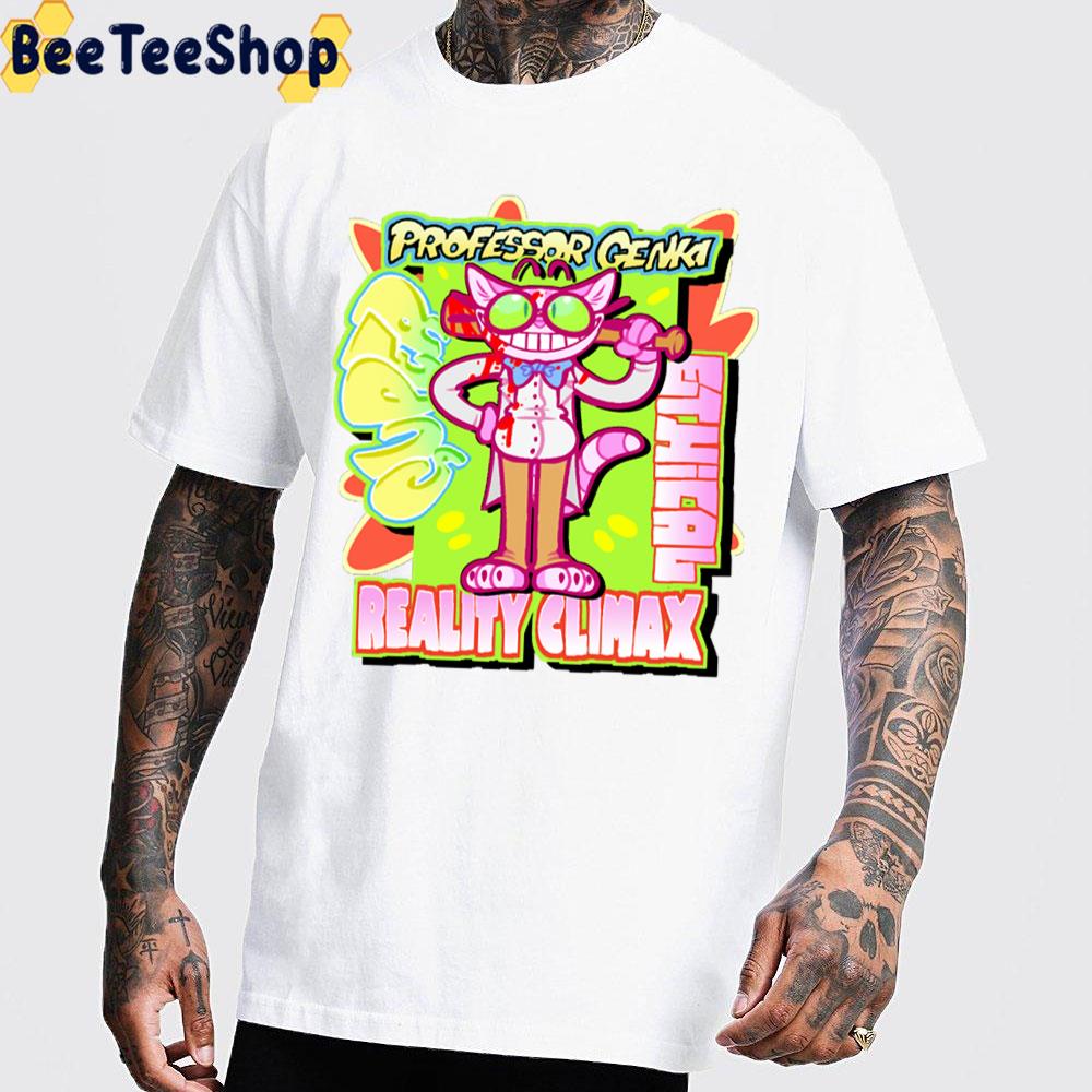 Professor Genki Reality Climax Saints Row Game Trending Unisex T-Shirt Professor Genki Reality Climax Saints Row Game Trending Unisex T-Shirt