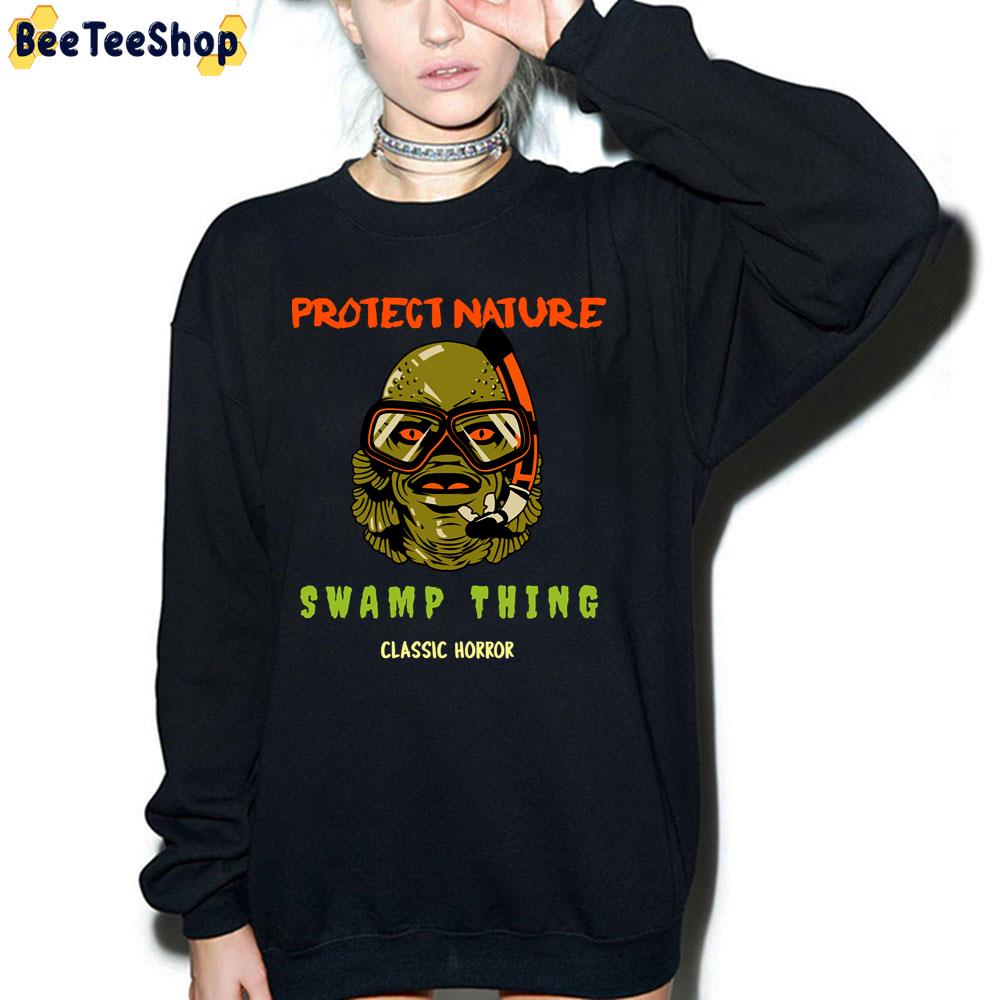 Protect Nature Swamp Thing Classic Horror Halloween Trending Unisex T-Shirt Protect Nature Swamp Thing Classic Horror Halloween Trending Unisex T-Shirt