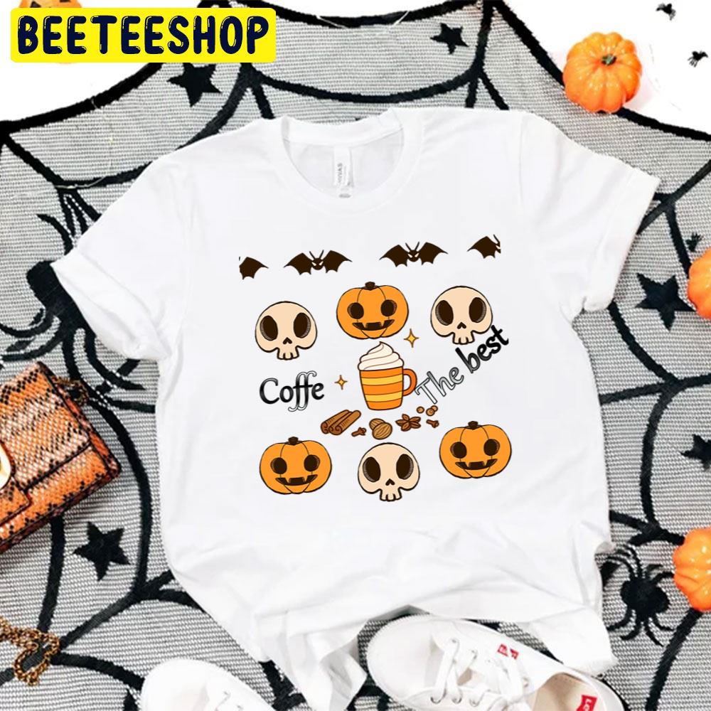 Pumpkin + Coffe The Best Halloween Trending Unisex T-Shirt Pumpkin + Coffe The Best Halloween Trending Unisex T-Shirt