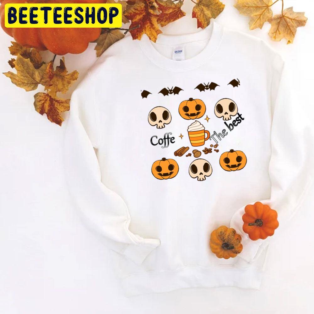 Pumpkin + Coffe The Best Halloween Trending Unisex T-Shirt Pumpkin + Coffe The Best Halloween Trending Unisex T-Shirt