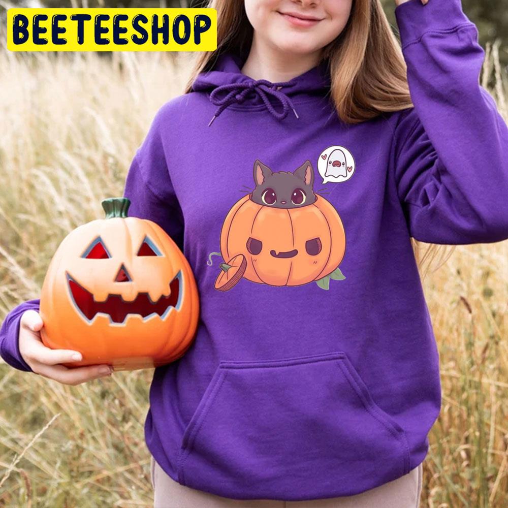 Pumpkin Kitty Halloween Trending Unisex T-Shirt Pumpkin Kitty Halloween Trending Unisex T-Shirt
