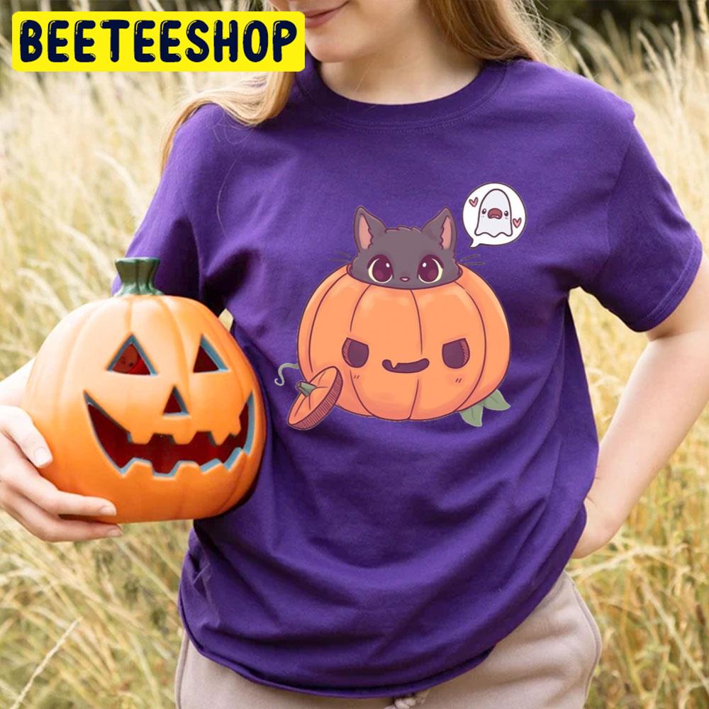 Pumpkin Kitty Halloween Trending Unisex T-Shirt Pumpkin Kitty Halloween Trending Unisex T-Shirt