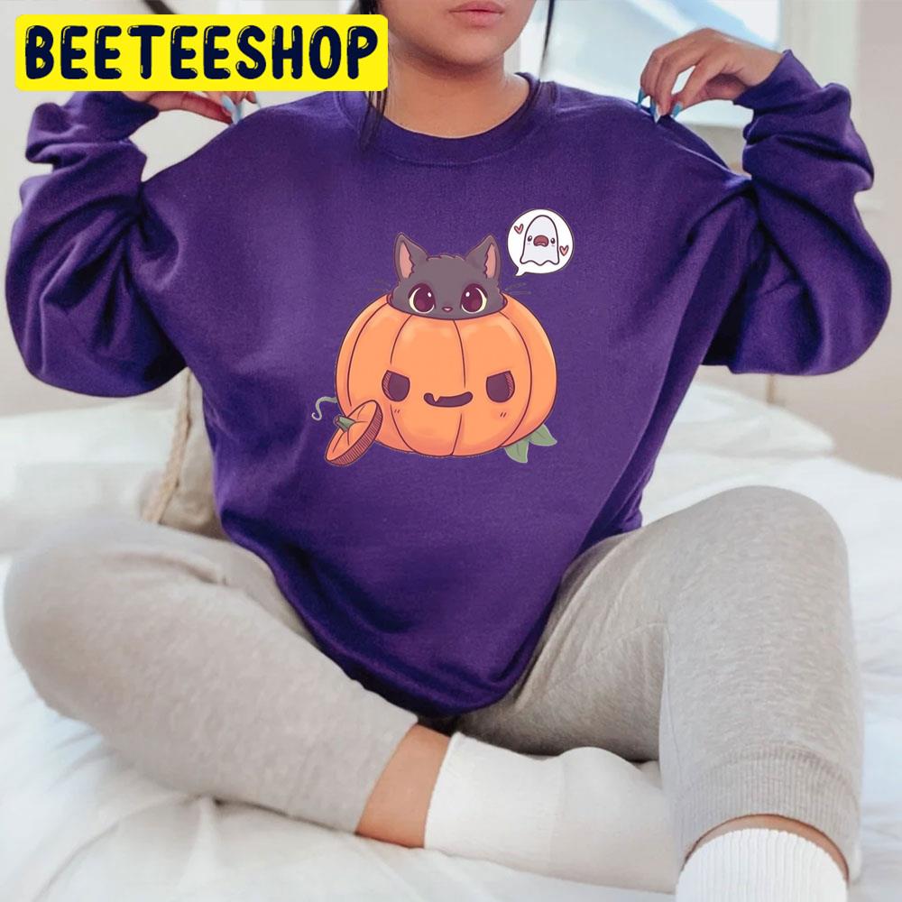 Pumpkin Kitty Halloween Trending Unisex T-Shirt Pumpkin Kitty Halloween Trending Unisex T-Shirt