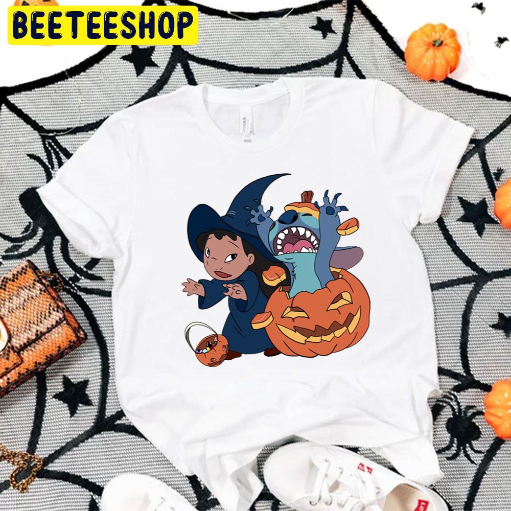Pumpkin Stitch And Lilo Surprise Trending Unisex T-Shirt Pumpkin Stitch And Lilo Surprise Trending Unisex T-Shirt