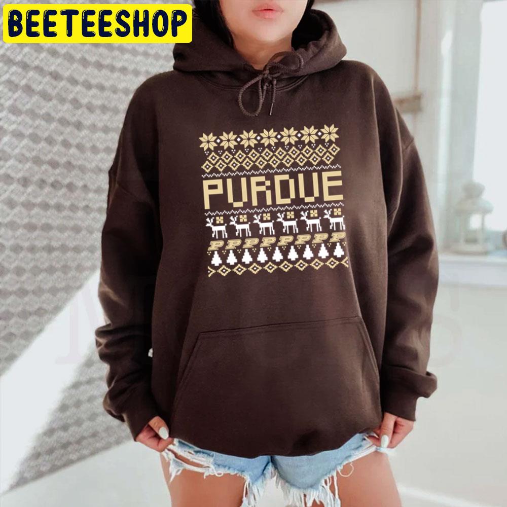 Purdue Basketball Ugly Sweater Trending Unisex T-Shirt Purdue Basketball Ugly Sweater Trending Unisex T-Shirt