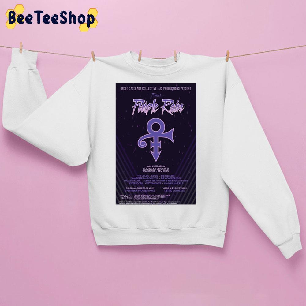 Purple Rain Digital Trending Unisex Sweatshirt Purple Rain Digital Trending Unisex Sweatshirt