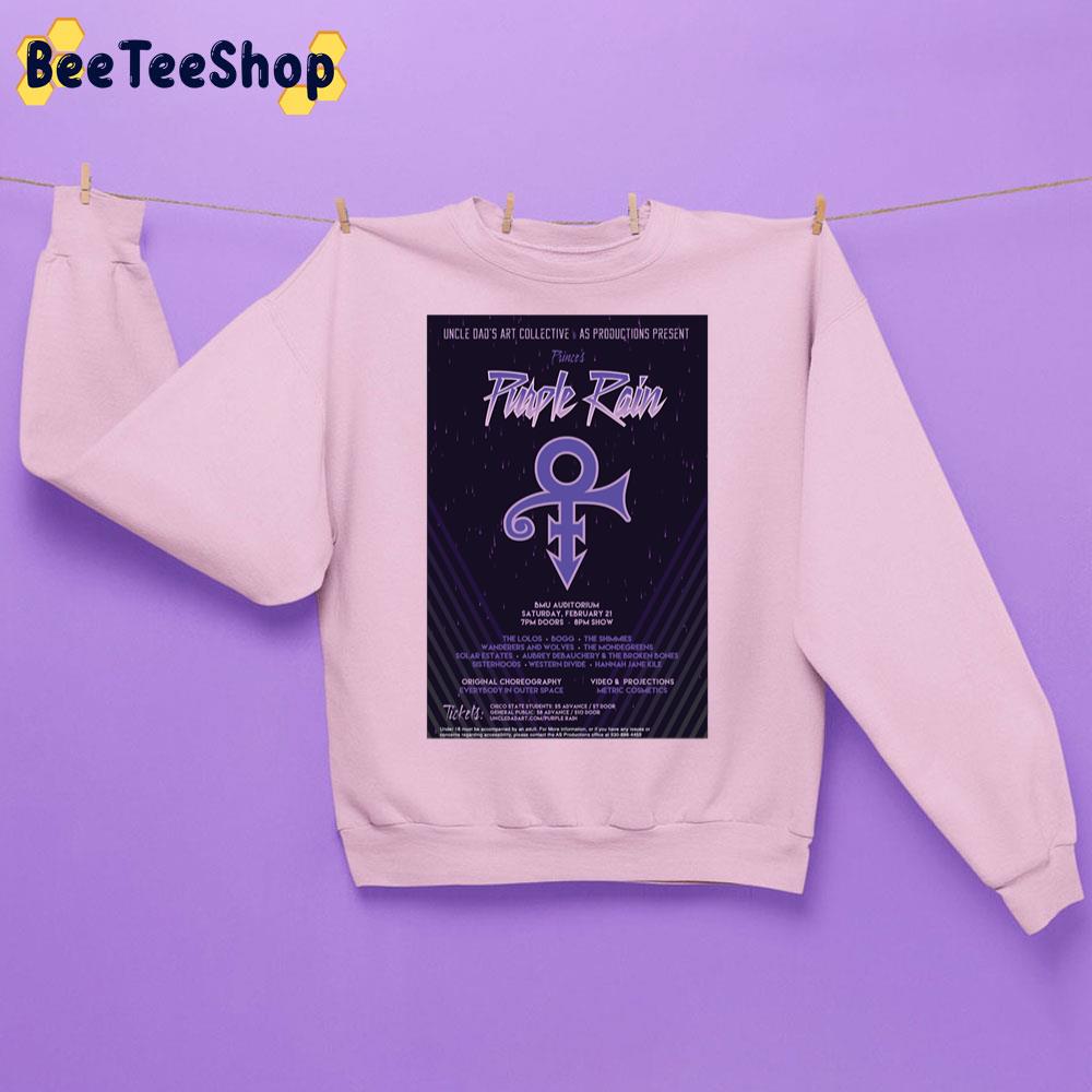 Purple Rain Digital Trending Unisex Sweatshirt Purple Rain Digital Trending Unisex Sweatshirt