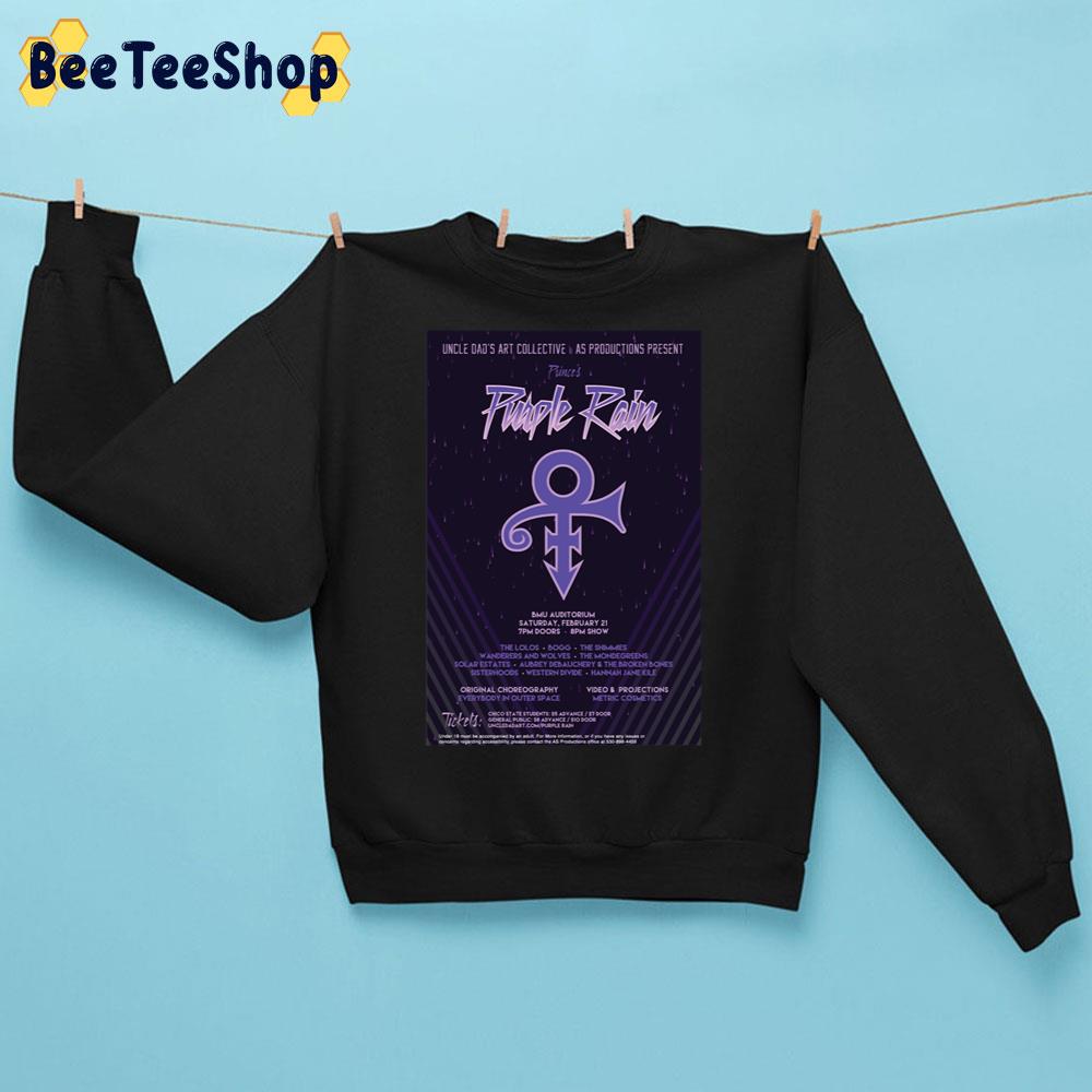 Purple Rain Digital Trending Unisex Sweatshirt Purple Rain Digital Trending Unisex Sweatshirt