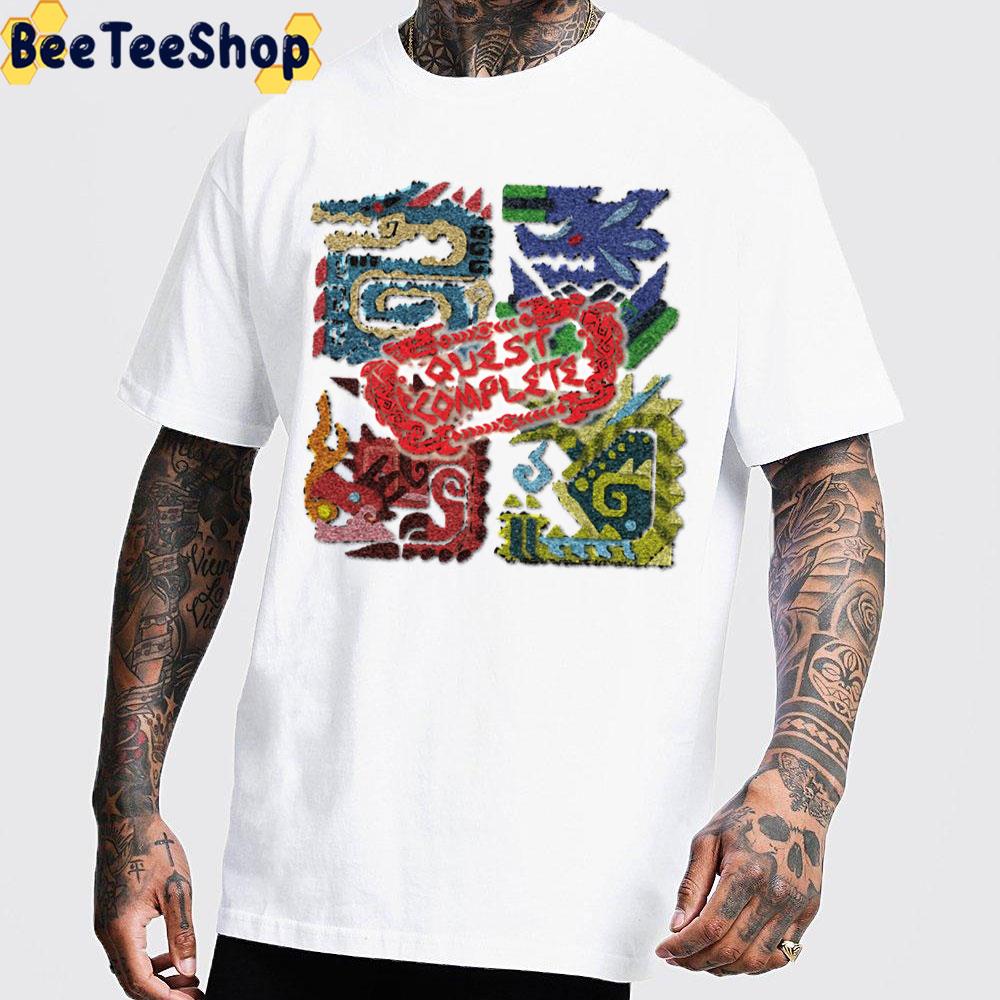 Quest Complate Monster Hunter Game Trending Unisex T-Shirt Quest Complate Monster Hunter Game Trending Unisex T-Shirt