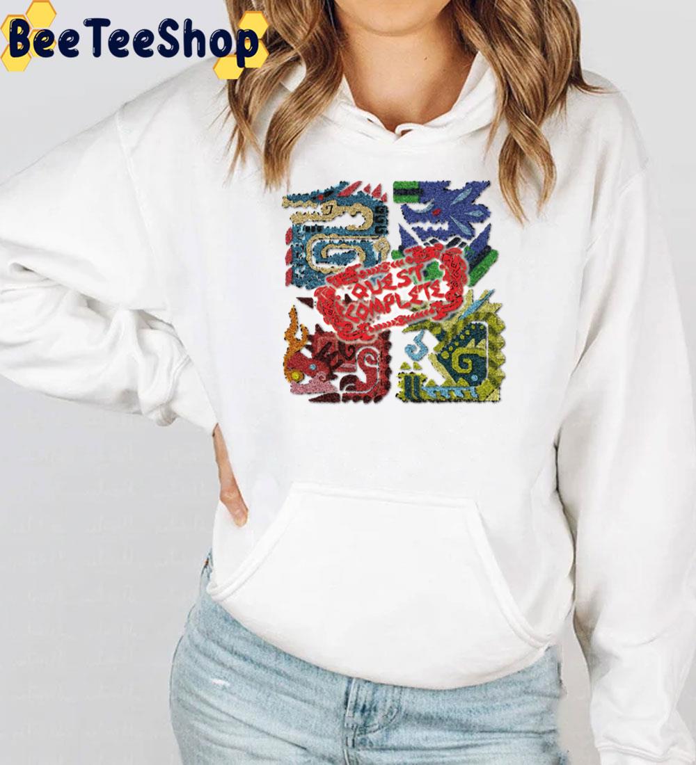 Quest Complate Monster Hunter Game Trending Unisex T-Shirt Quest Complate Monster Hunter Game Trending Unisex T-Shirt