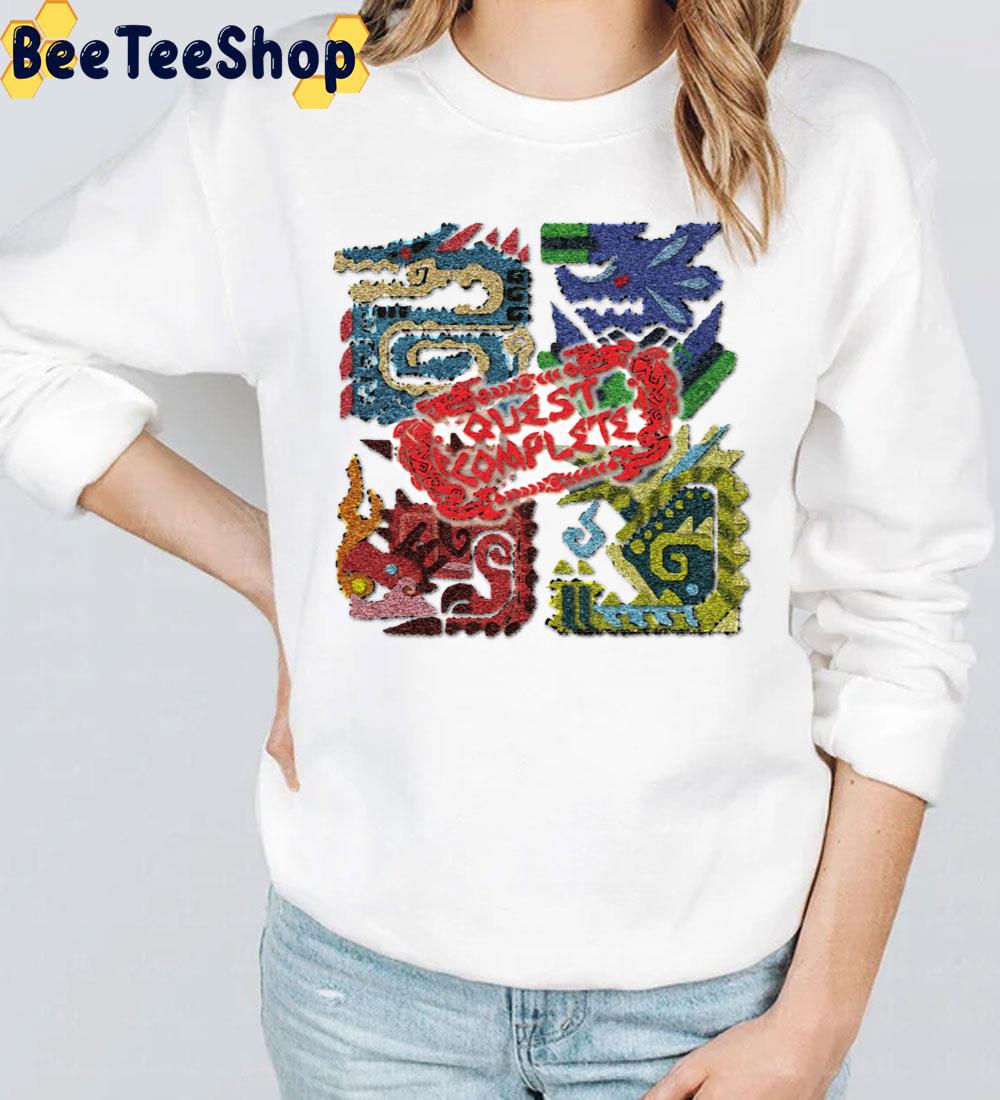Quest Complate Monster Hunter Game Trending Unisex T-Shirt Quest Complate Monster Hunter Game Trending Unisex T-Shirt