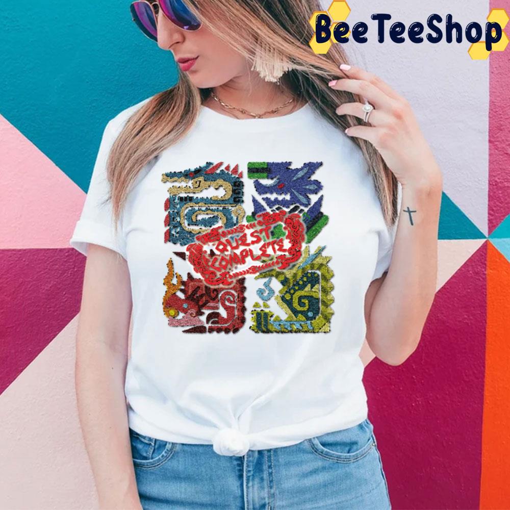 Quest Complate Monster Hunter Game Trending Unisex T-Shirt Quest Complate Monster Hunter Game Trending Unisex T-Shirt