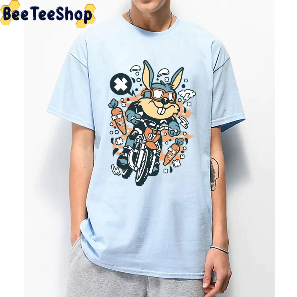 Rabbit Motocross Rider Trending Unisex T-Shirt Rabbit Motocross Rider Trending Unisex T-Shirt