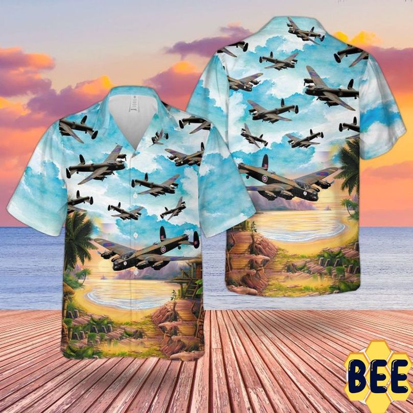 Raf Historical Lancaster Bomber Trending Hawaiian Shirt Raf Historical Lancaster Bomber Trending Hawaiian Shirt