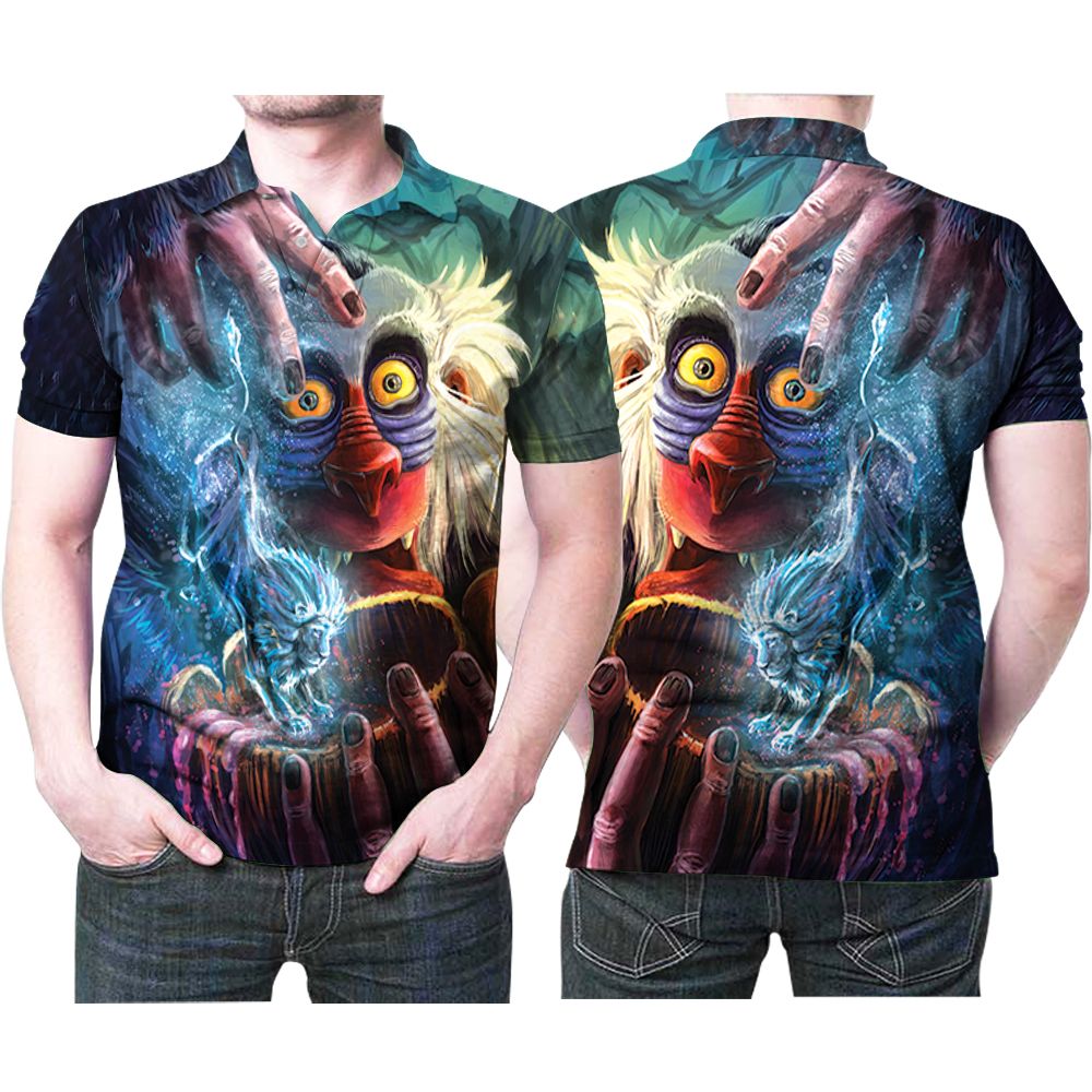 Rafiki Wizard Create Simba Lion King 3D All Over Print Polo Shirt Rafiki Wizard Create Simba Lion King 3D All Over Print Polo Shirt