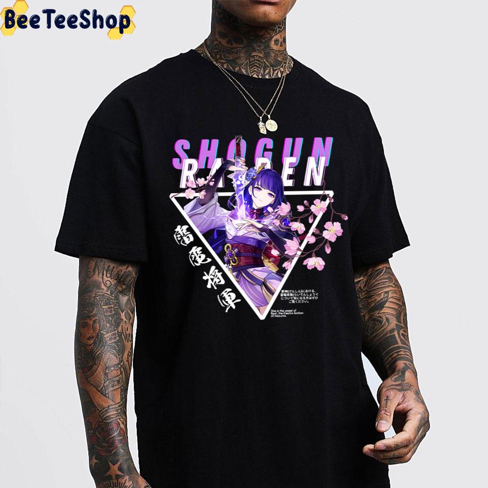Raiden Shogun Baal Genshin Impact New Character Game Trending Unisex T-Shirt Raiden Shogun Baal Genshin Impact New Character Game Trending Unisex T-Shirt