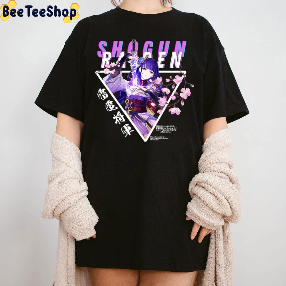 Raiden Shogun Baal Genshin Impact New Character Game Trending Unisex T-Shirt Raiden Shogun Baal Genshin Impact New Character Game Trending Unisex T-Shirt