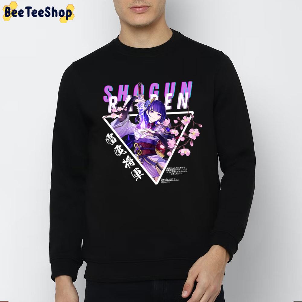 Raiden Shogun Baal Genshin Impact New Character Game Trending Unisex T-Shirt Raiden Shogun Baal Genshin Impact New Character Game Trending Unisex T-Shirt