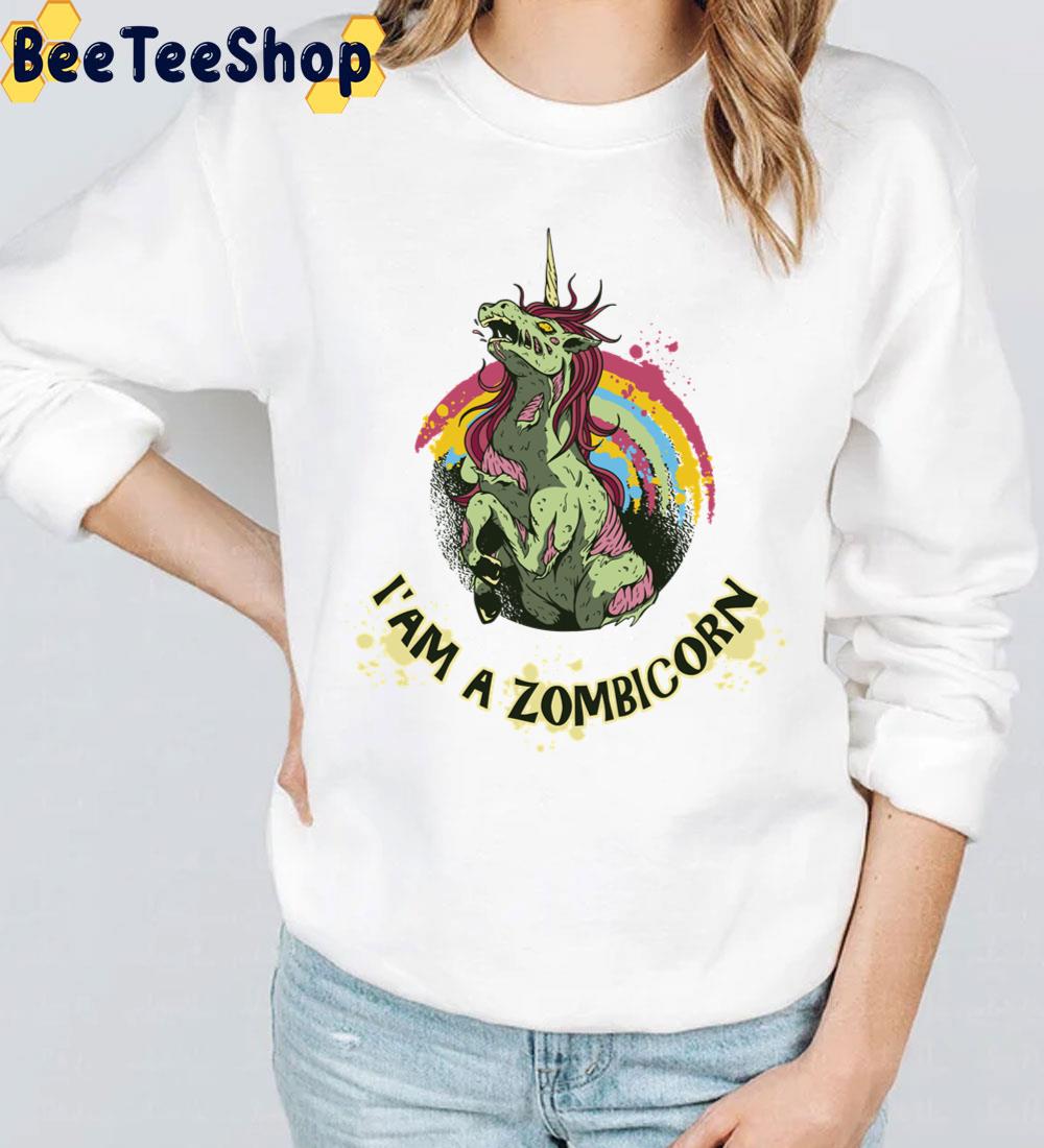 Rainbow I Am A Zombicorn Trending Unisex T-Shirt Rainbow I Am A Zombicorn Trending Unisex T-Shirt