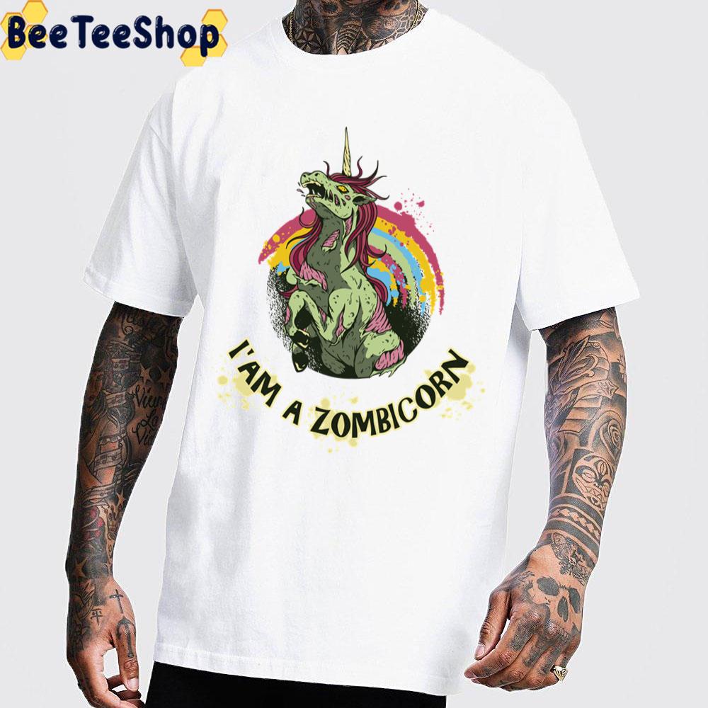 Rainbow I Am A Zombicorn Trending Unisex T-Shirt Rainbow I Am A Zombicorn Trending Unisex T-Shirt