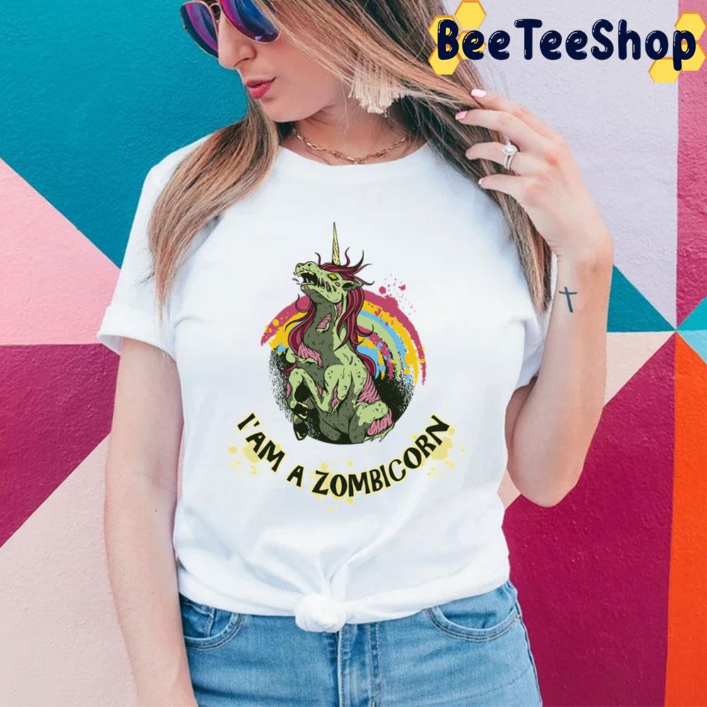 Rainbow I Am A Zombicorn Trending Unisex T-Shirt Rainbow I Am A Zombicorn Trending Unisex T-Shirt